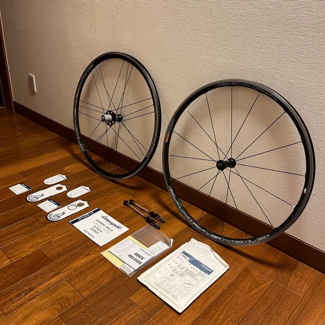 Campagnolo Zonda C17 シマノフリー 前後ホイールセット