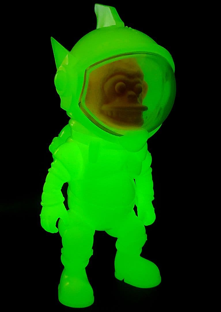 インディーズソフビ 宇宙鉄猿 BUMPY kikkaketoy 蓄光成形