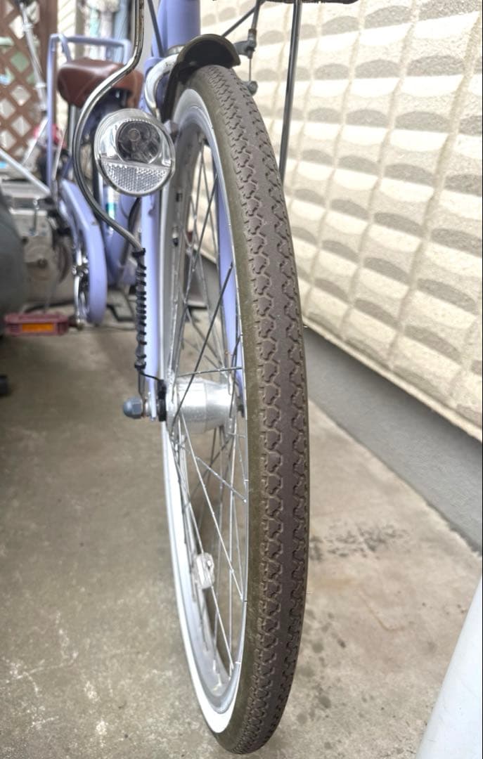 エッセFX 子供用自転車 24インチ　マカロンラベンダー