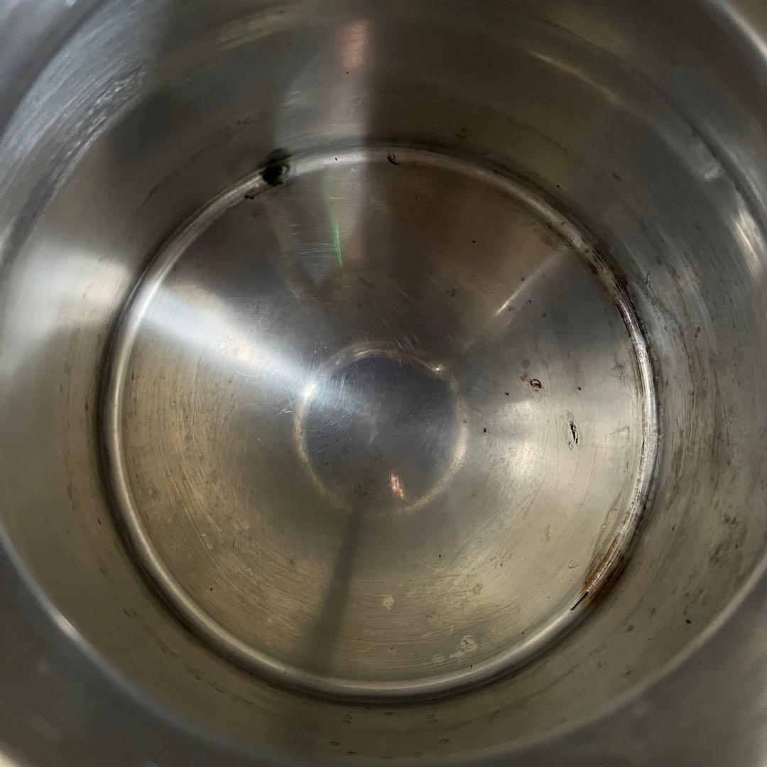 【アンティーク】昭和レトロ ステンレス ミルクタンク 牛乳缶 ジャンクガーデン