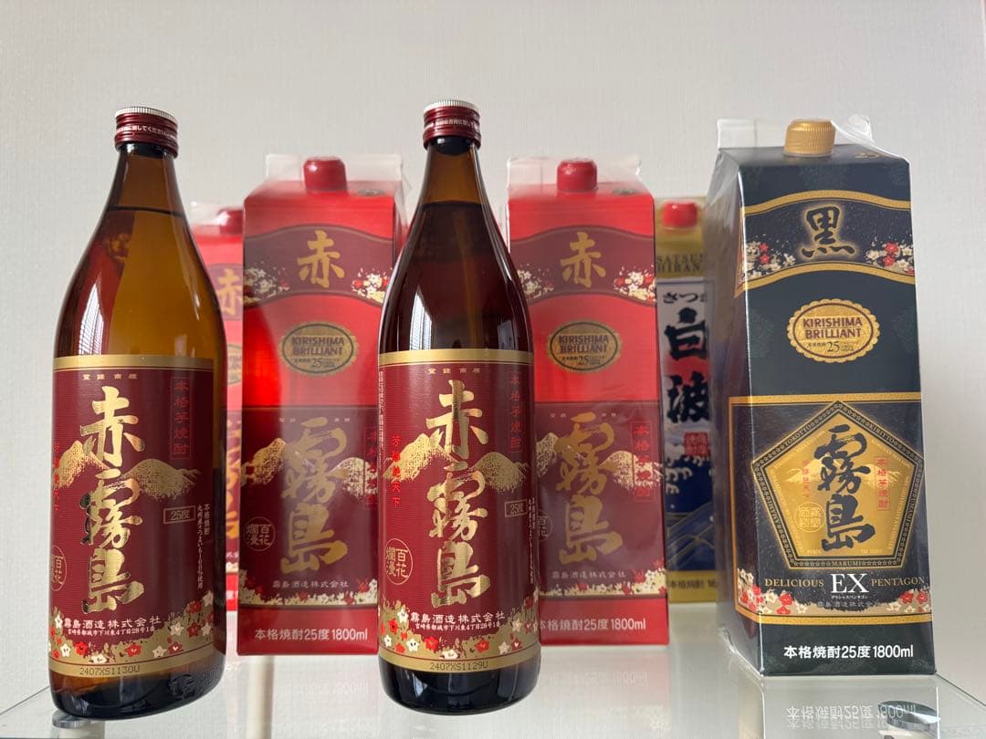 赤霧島　黒霧島　薩摩白波　8本セット