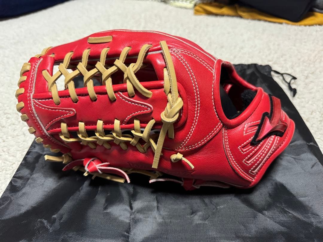 ミズノ ウィルドライブ 赤 左