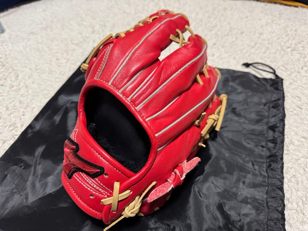 ミズノ ウィルドライブ 赤 左