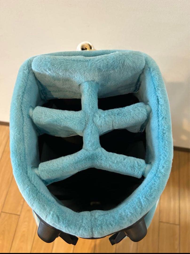 希少色の水色！muta marine ゴルフバッグ 水色