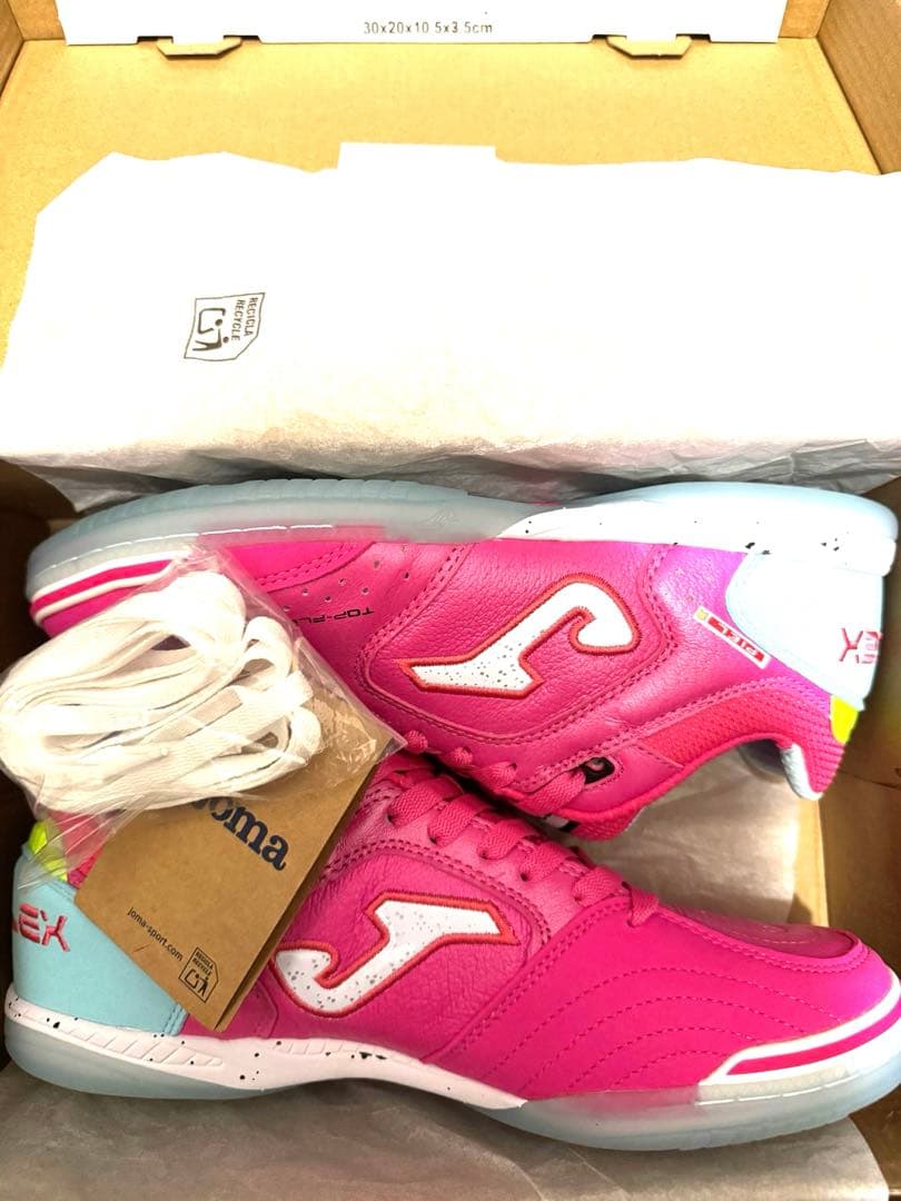 【新品未使用】TOP FLEX INピンク×ホワイト　25.5cm