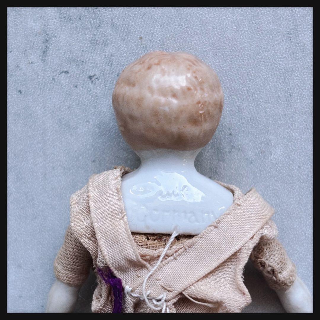 アンティーク 小さなブロンド　チャイナヘッドドール　 ビスクドール