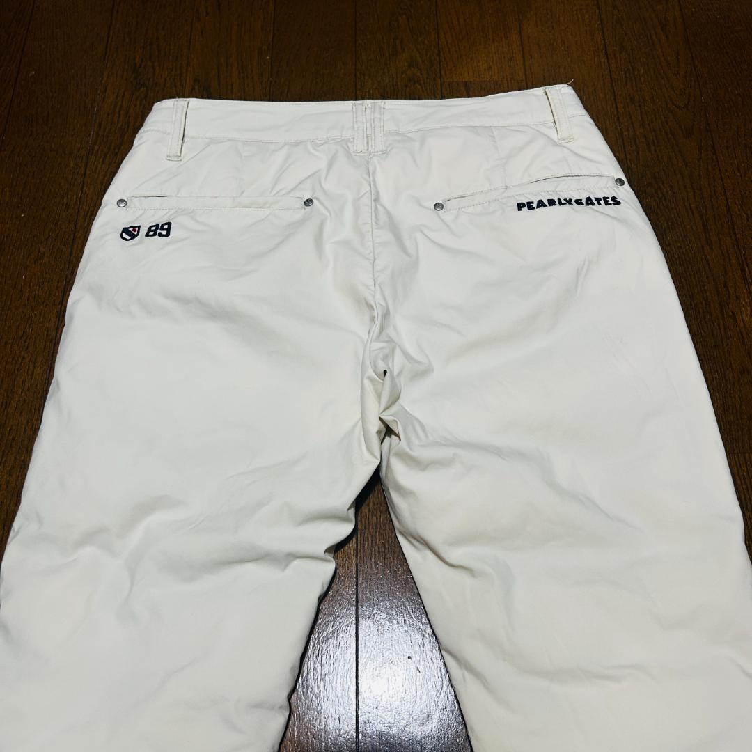 美 PEARLY GATES パーリーゲイツ 中綿パンツ オフホワイト 1(M)