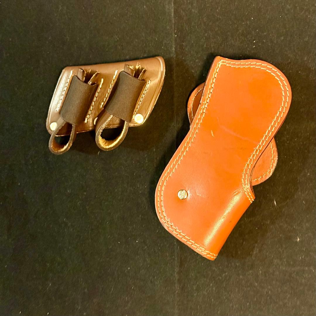 整備済 MGC 革製 シューティング ヒップ ホルスター & マガジンポーチ