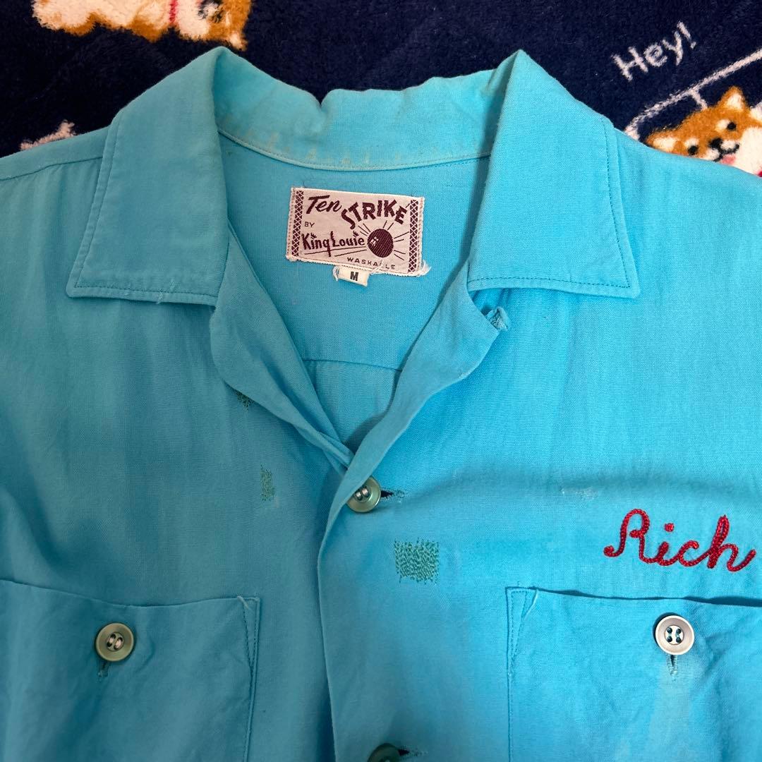 50s レーヨンボーリングシャツ
