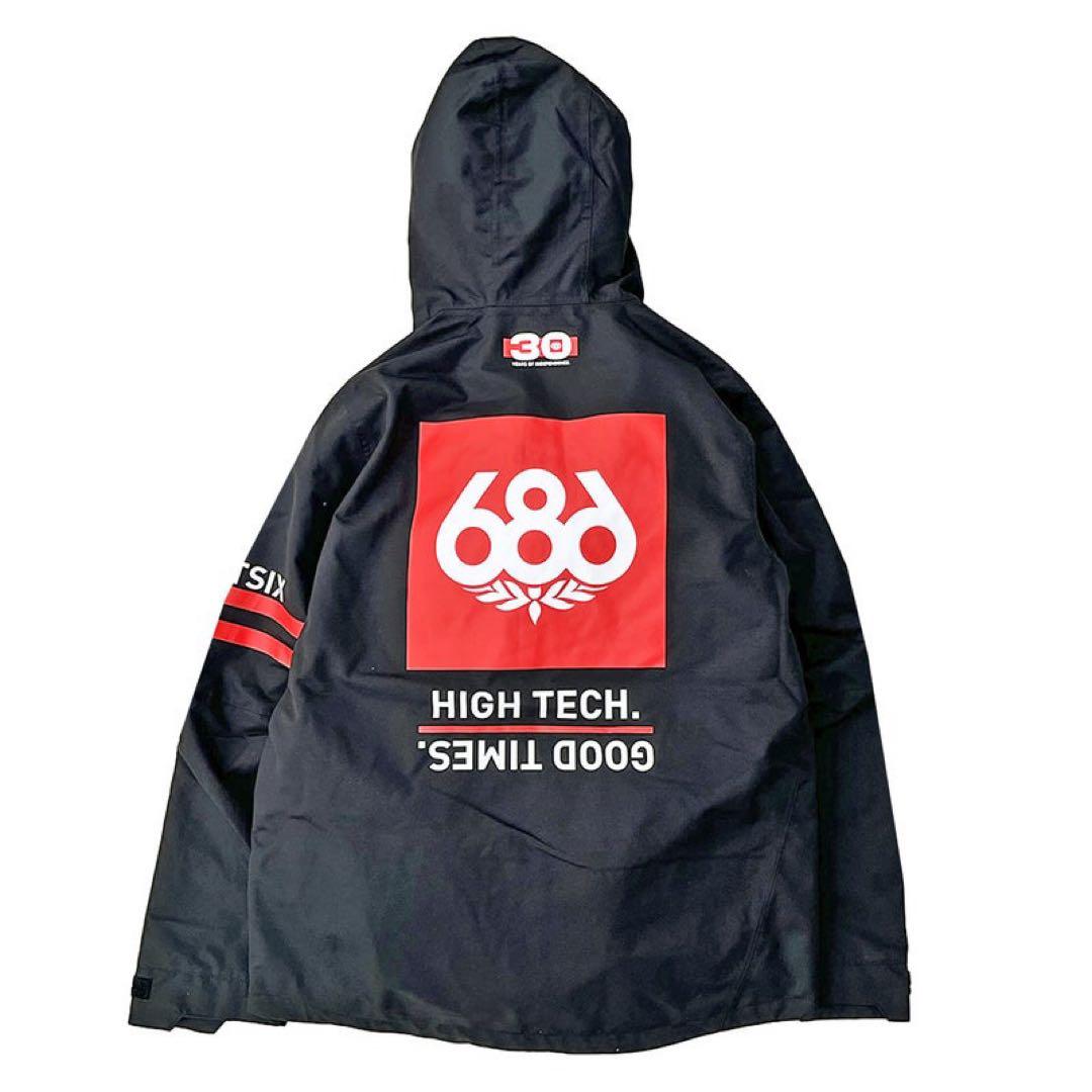 686 スノーボードジャケット ブラック