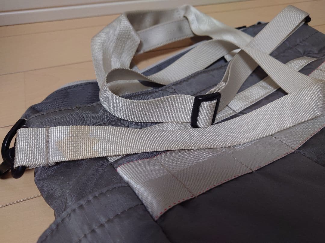 69 BRIEFING グレー 2way トートバッグ ラウンドバッグ