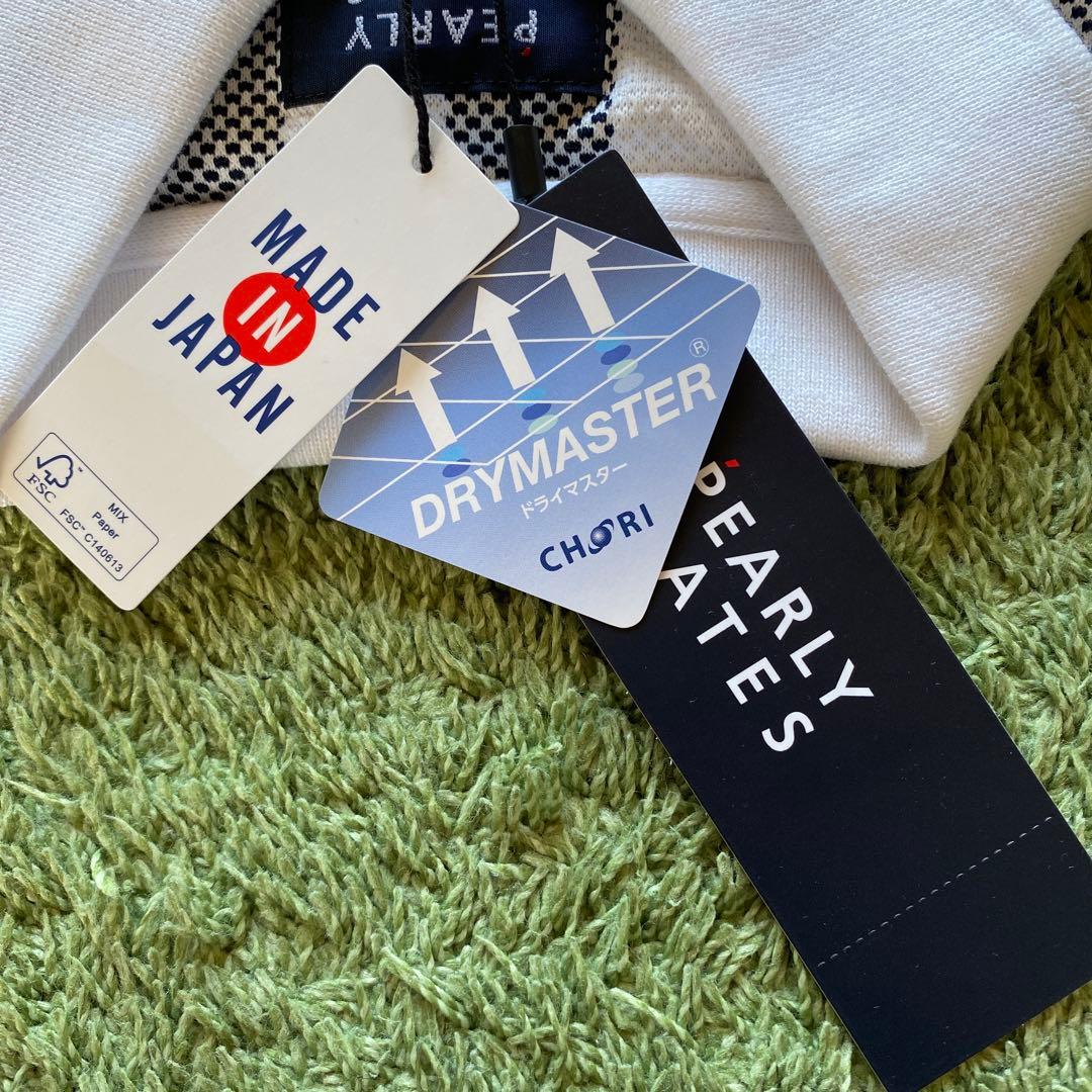 パーリーゲイツ☆新品タグ付き ドライマスター ボックス鹿の子 半袖ポロシャツ