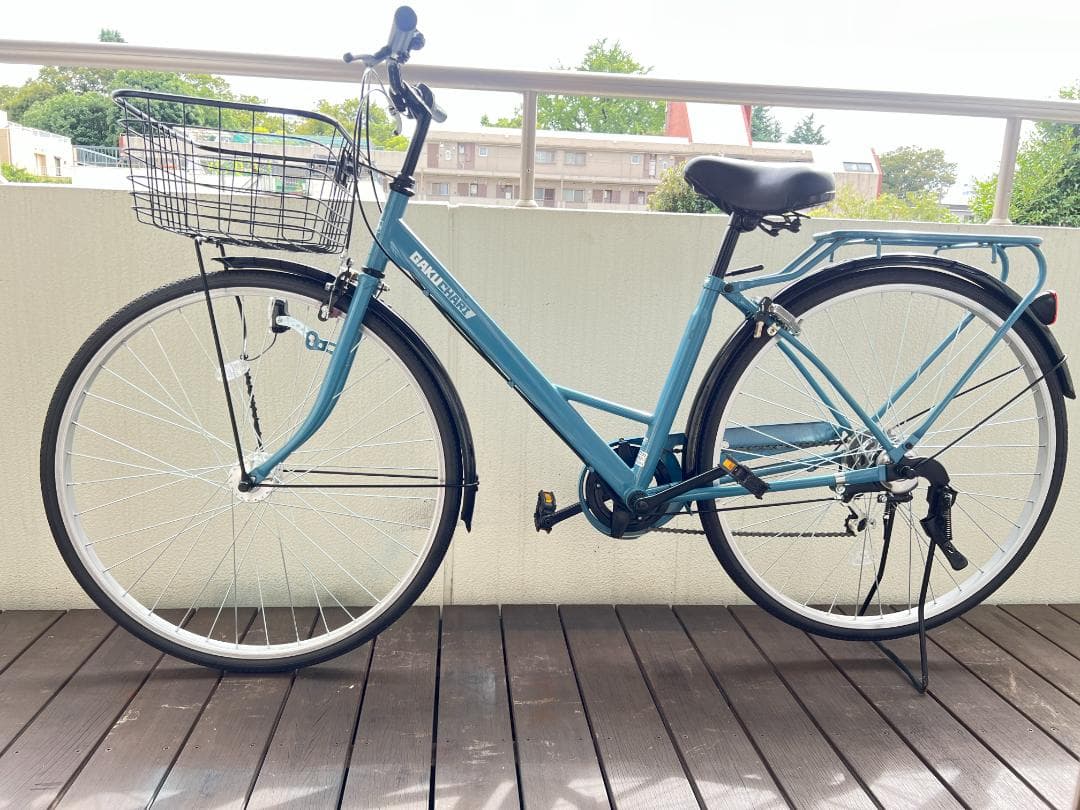 ガクチャリ　ノーパンクシティV２７インチ　シマノ6段変速　引取専用