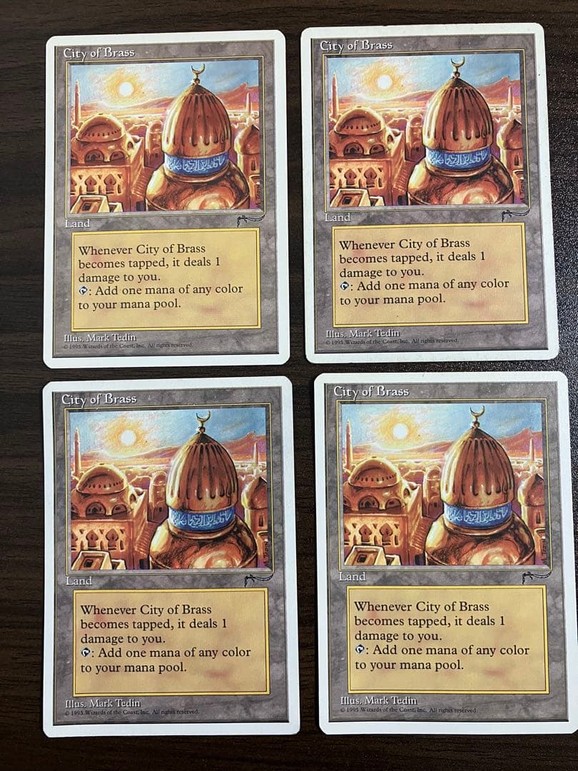 k*u様 City of Brass 真鍮の都 クロニクル版4枚セット