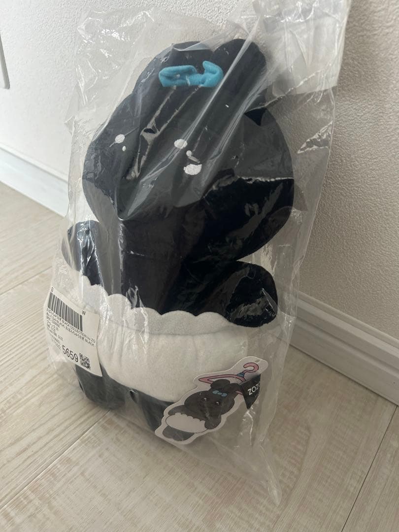 おぱんちゅうさぎ ZOZOTOWN限定 黒 ぬいぐるみ