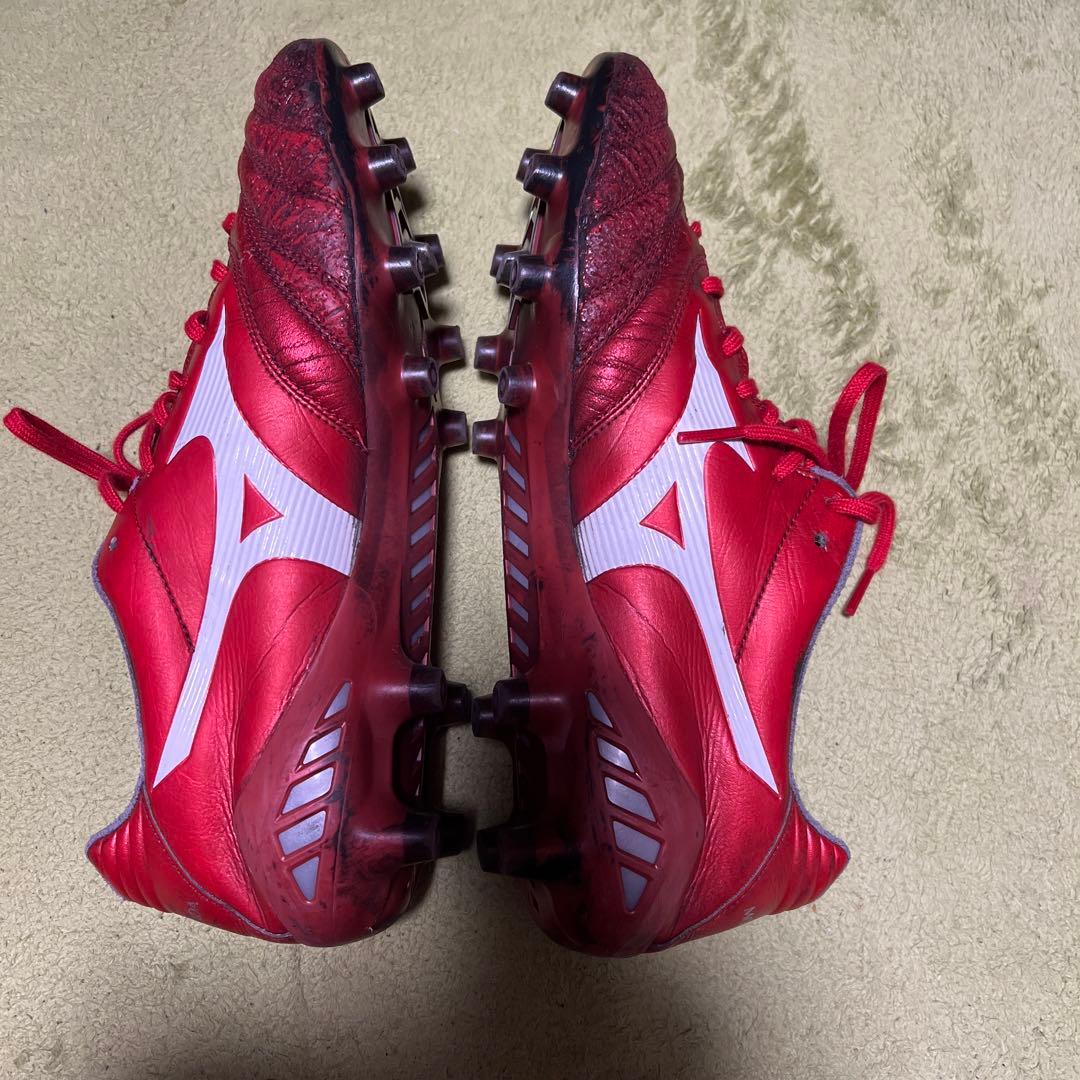 ミズノ　モナルシーダネオ2ジャパン　27cm レッド　サッカースパイク