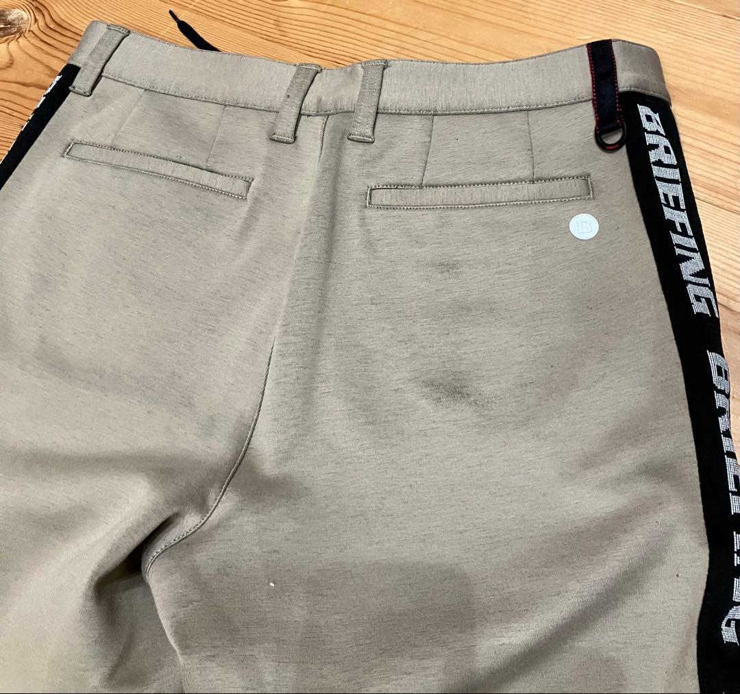 BRIEFING ベージュ ジップアップジャケット、ボトムスセットアップ　M