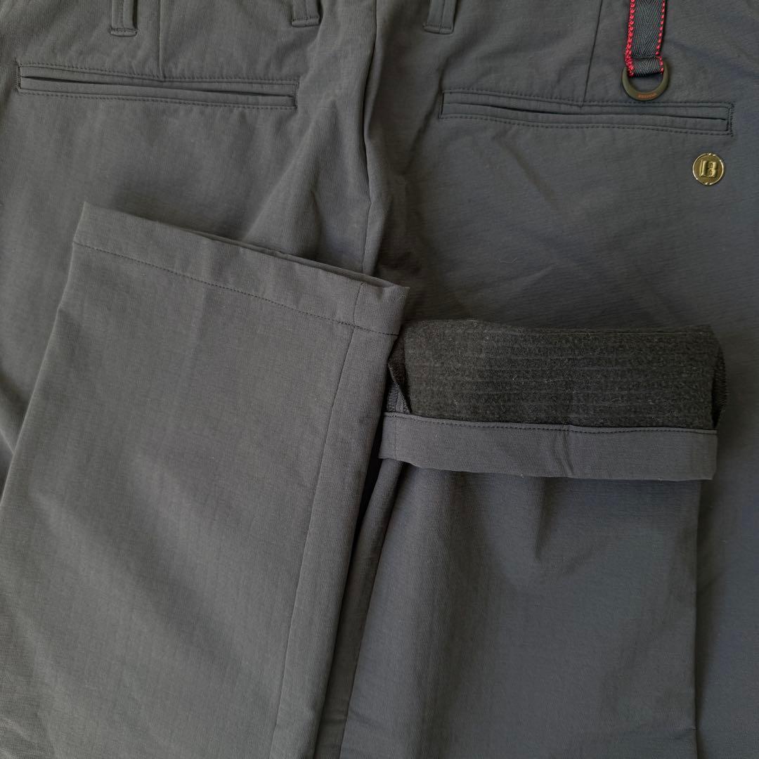 防寒　蓄熱　裏地付き　ブリーフィングゴルフ　パンツ　M〜L相当　ネイビー　紺