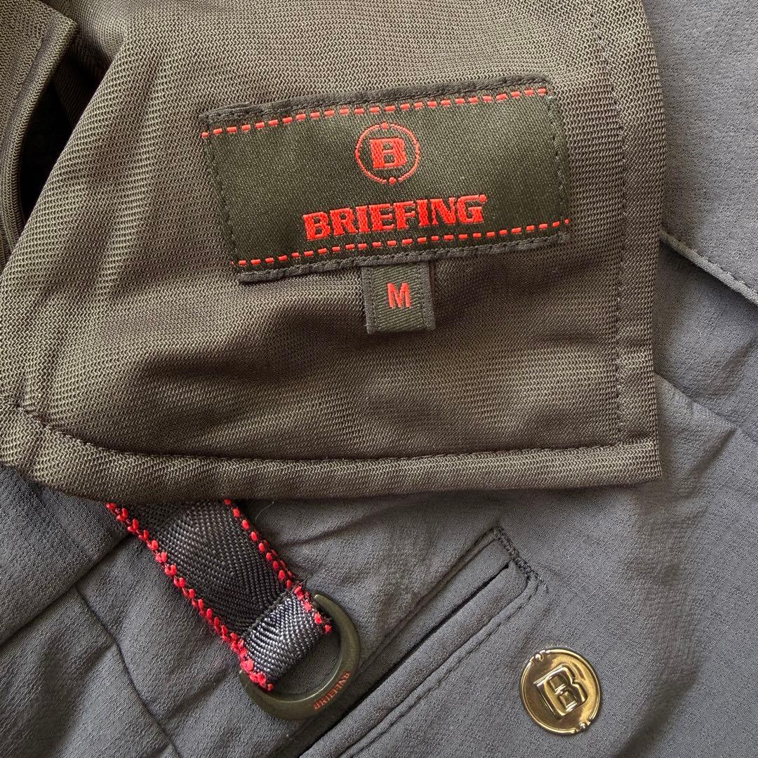 防寒　蓄熱　裏地付き　ブリーフィングゴルフ　パンツ　M〜L相当　ネイビー　紺