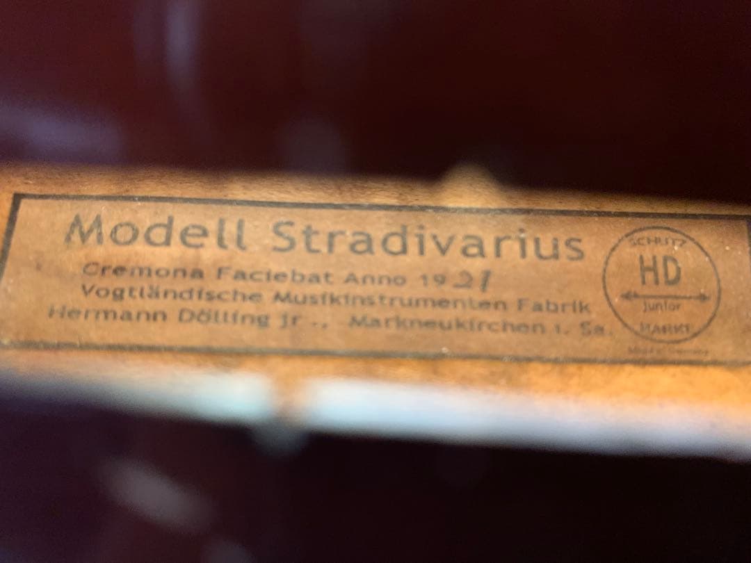 ドイツ製　4/4 バイオリン　Hermann Dolling Jr 工房製