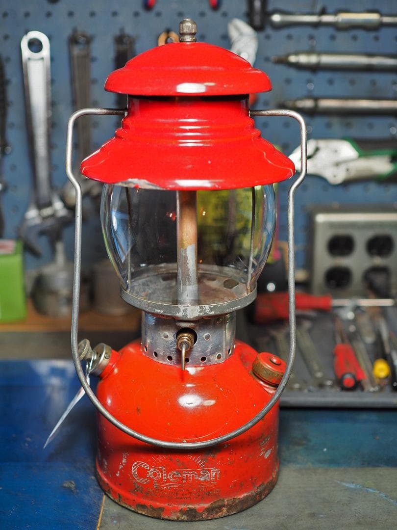 特価1956年3月製 コールマン 200A ランタン （イエローボーダー）u03