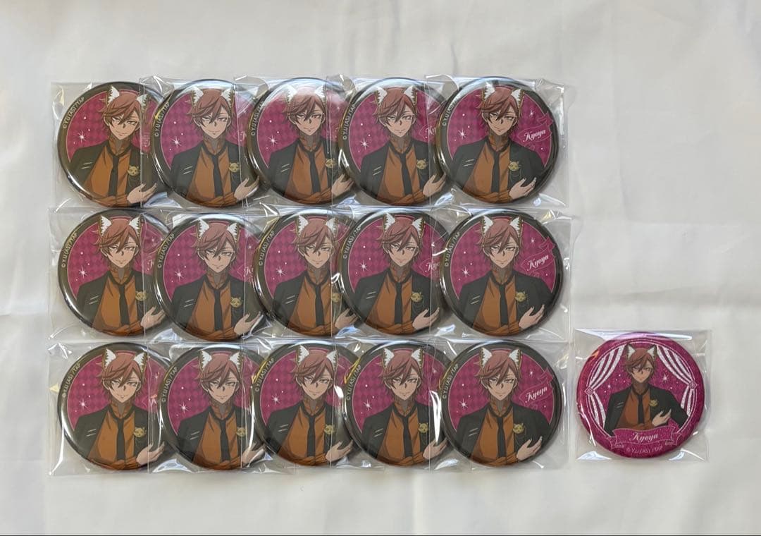 桃源暗鬼 ケモ耳ゴシックパーティー 缶バッジ 花魁坂 京夜