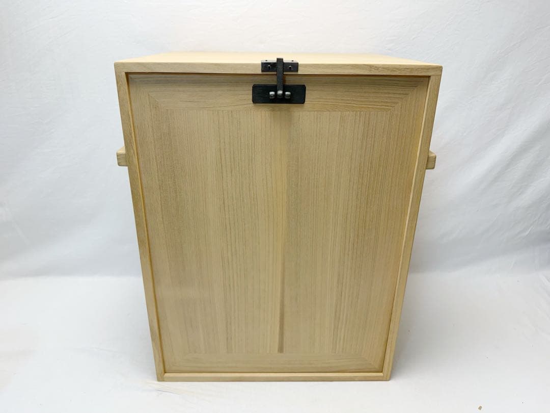 未使用 茶道具 岐斎作 利休好写 旅箪笥 15点セット 桐木地 共箱