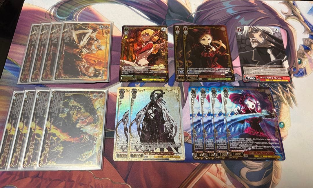 ヴァイスシュヴァルツ オーバーロード　8電源　フルホイル　デッキ　追加あり