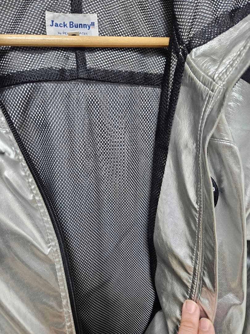 【✨未使用新品✨】タグ付　JACK BUNNY シルバー フードジャケットメンズ