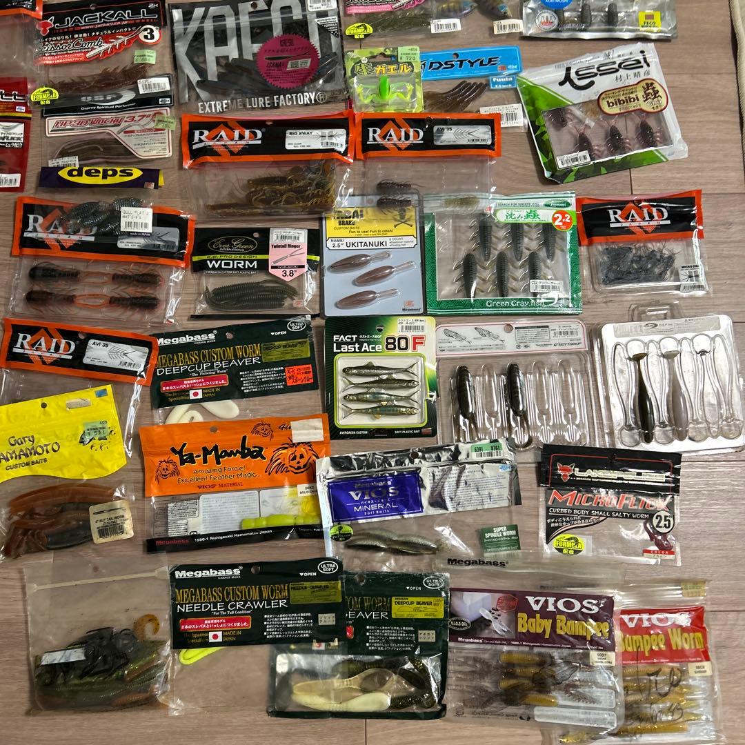 ワーム等セット 80点以上 バス釣り