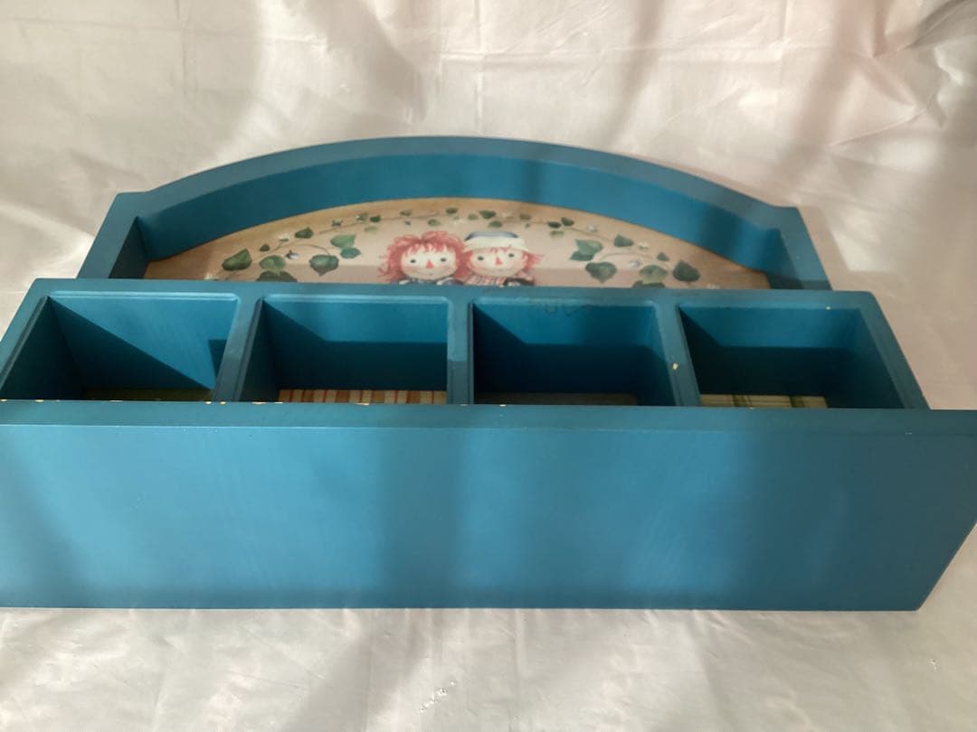 ラガディ・アン&アンディ　カントリー雑貨　収納棚　アンティーク　トールペイント風