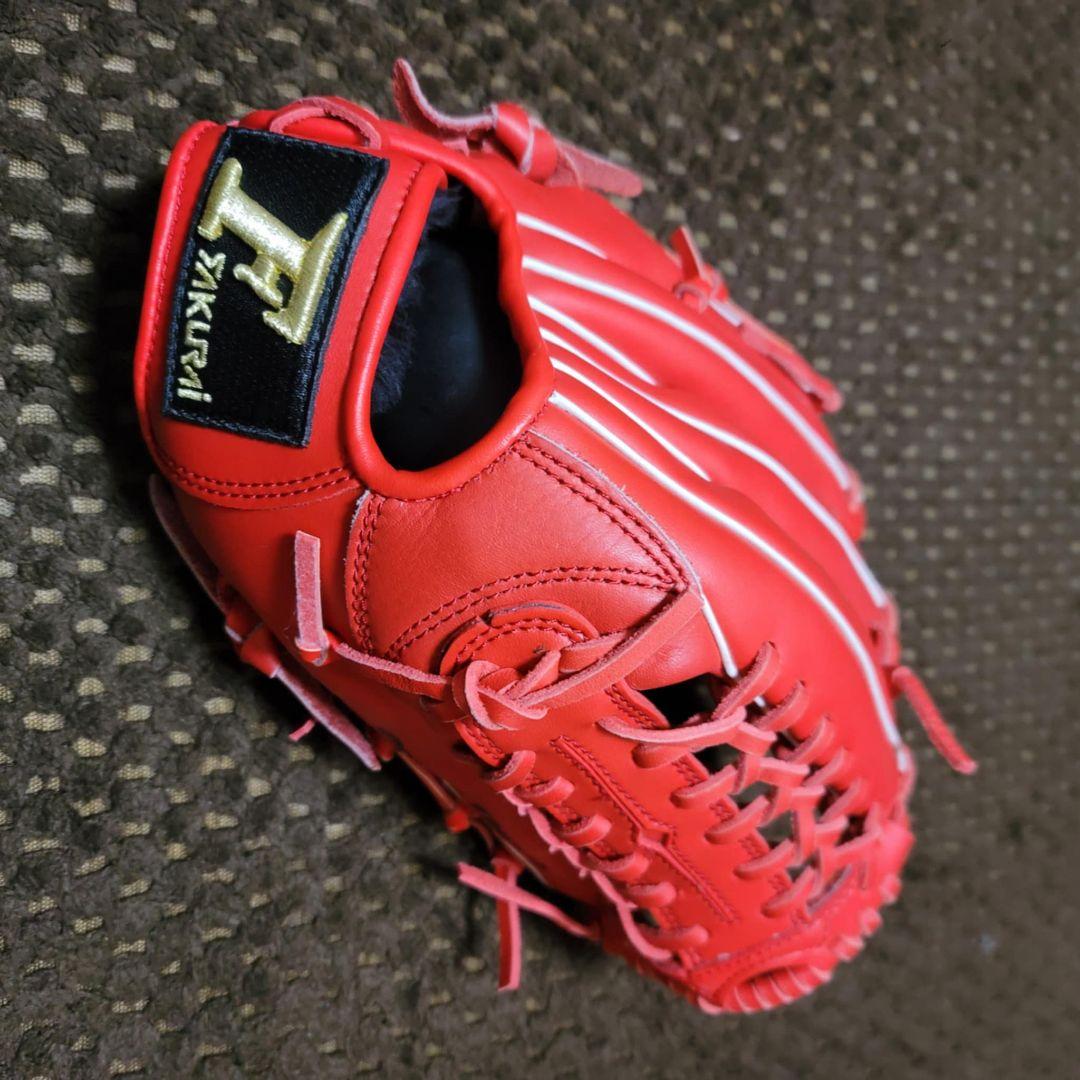 野球用グローブセット 赤・黄・茶 (3セット)