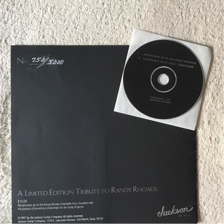 【超プレミア】世界限定5,000部 ランディローズ没後15周年記念パンフ