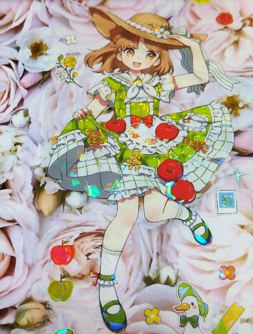 ✩のこり２✩J358＃青苹果(贝壳光)浮光切り売り海外人物マステ女の子