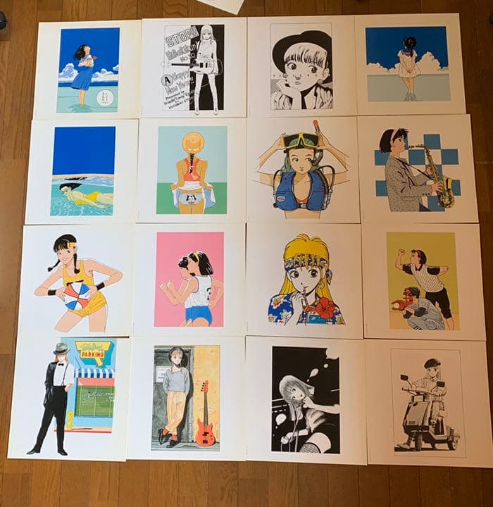 江口寿史　イラストレーション『NO MATTER』