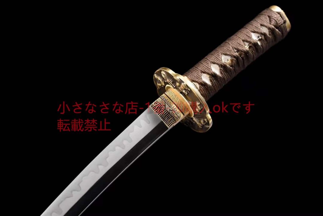 12インチT 10焼刃三色研磨馬到功成 古兵器 武具 刀装具 日本刀 模造刀