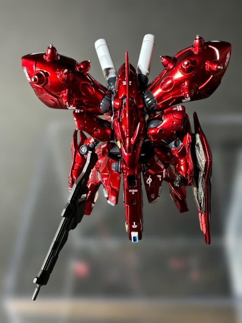 ガンダム アーティファクト 第一弾 ナイチンゲール　全塗装 　クリアケース付き