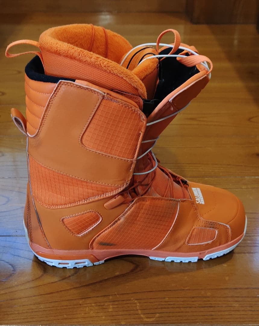 SALOMON スノーボードブーツ オレンジ 26cm
