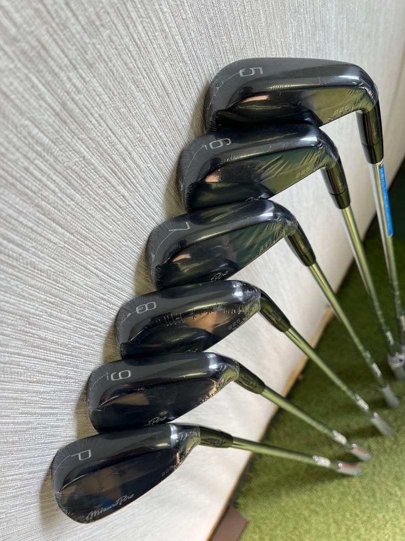 新品 限定モデル Mizuno Pro 225 ブラック アイアンセット P~5