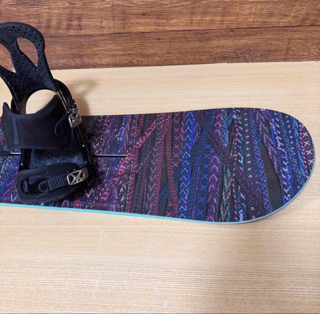 美品　BURTON バートン　レディース　スノーボード3点　メンテナンス済み