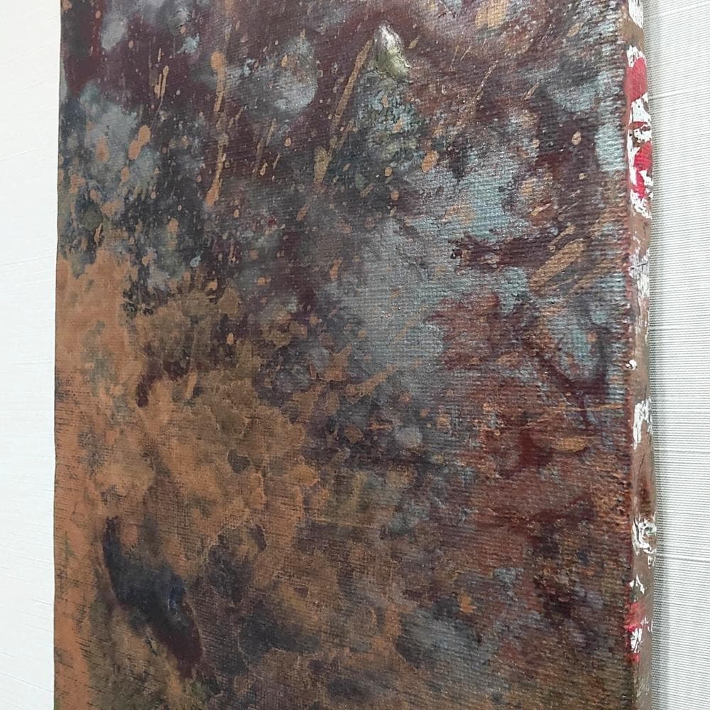 内野隆文　絵画　SM（サムホール）抽象画　現代美術　アート作品　キャンバス　真作