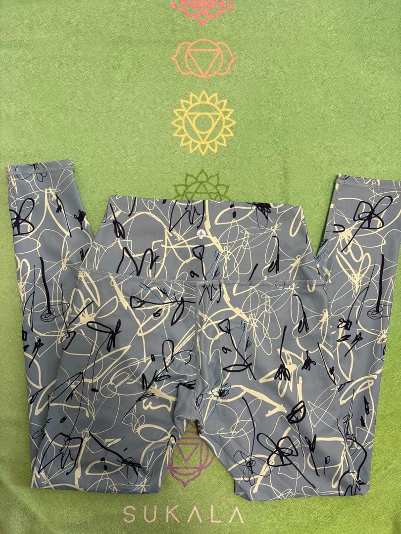 【SUKALA】 リボンフラワーヨガウエア3点セット Mサイズ