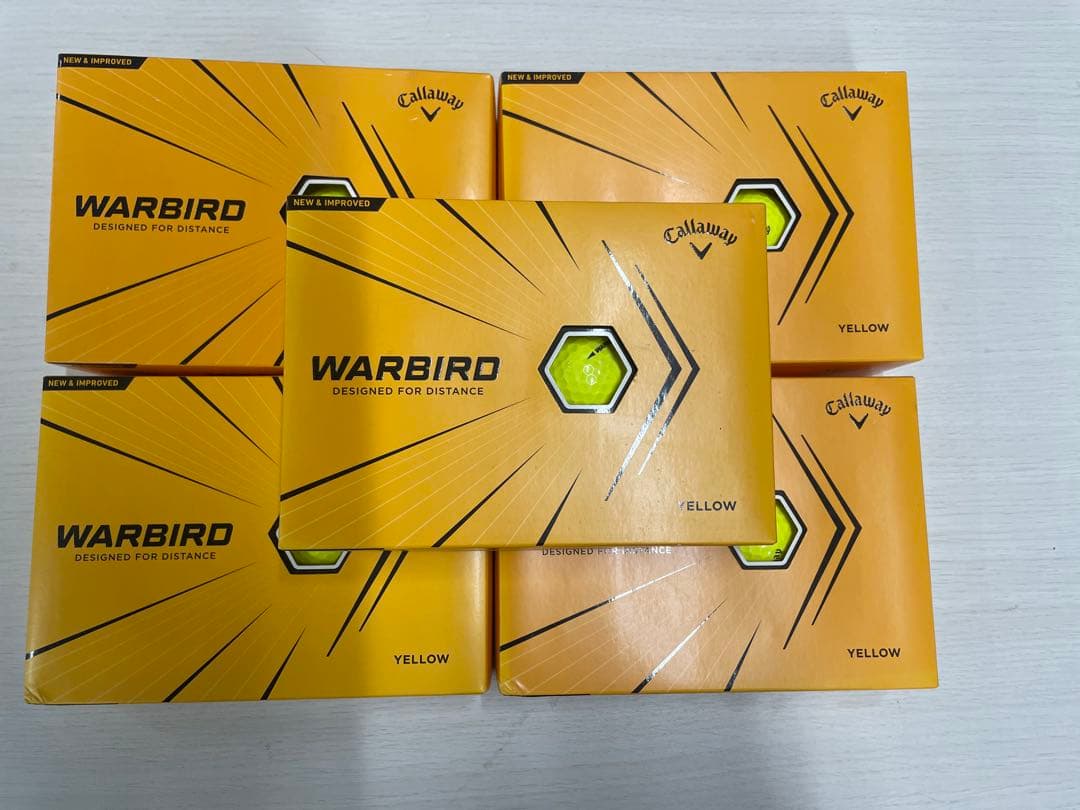 Callaway Warbird ゴルフボール イエロー 6個セット