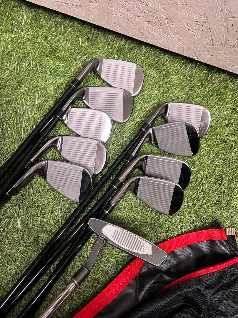 超豪華 テーラーメイド エアロバーナー メンズ S クラブセット ゴルフクラブ