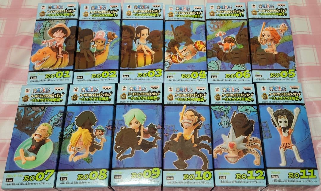 ワンピース コレクタブル 70個セット フィギュア 2年後、リュウグウ王国編