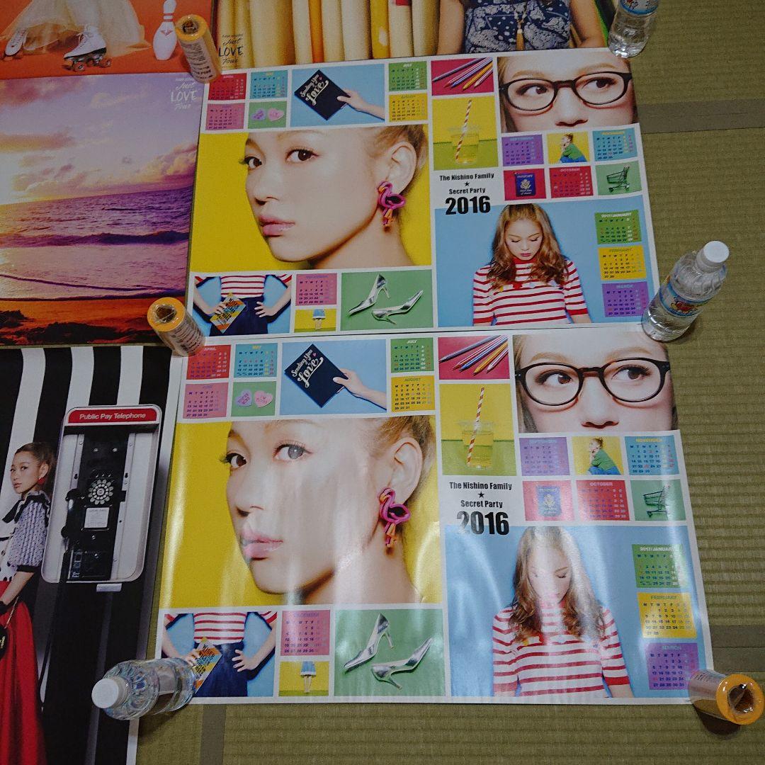 西野カナ　ポスター　6枚セット(専用ケース付き)　B2サイズ