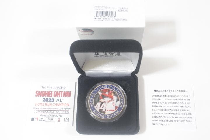 エンゼルス大谷翔平選手 44号 2023 AL HR王獲得記念 ゴールド