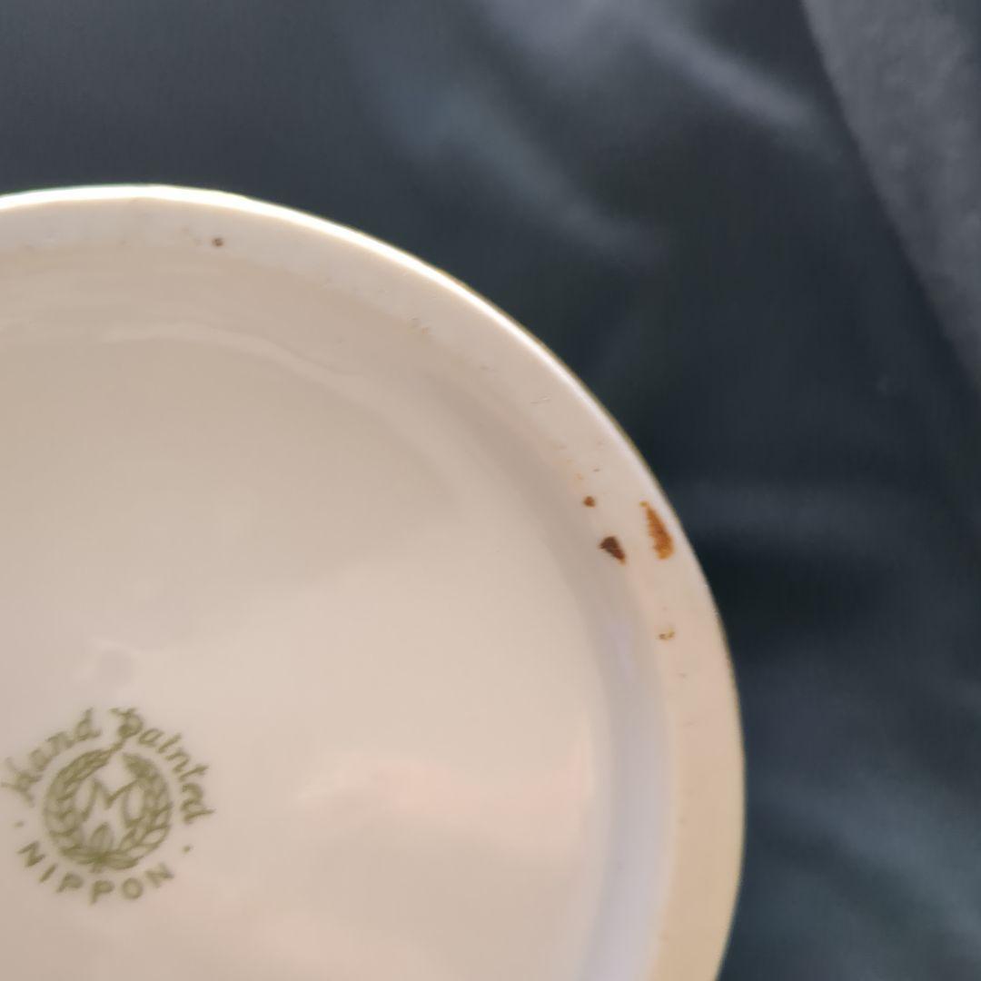 お値下げ　オールドノリタケ　金盛りワイルドローズ絵花瓶