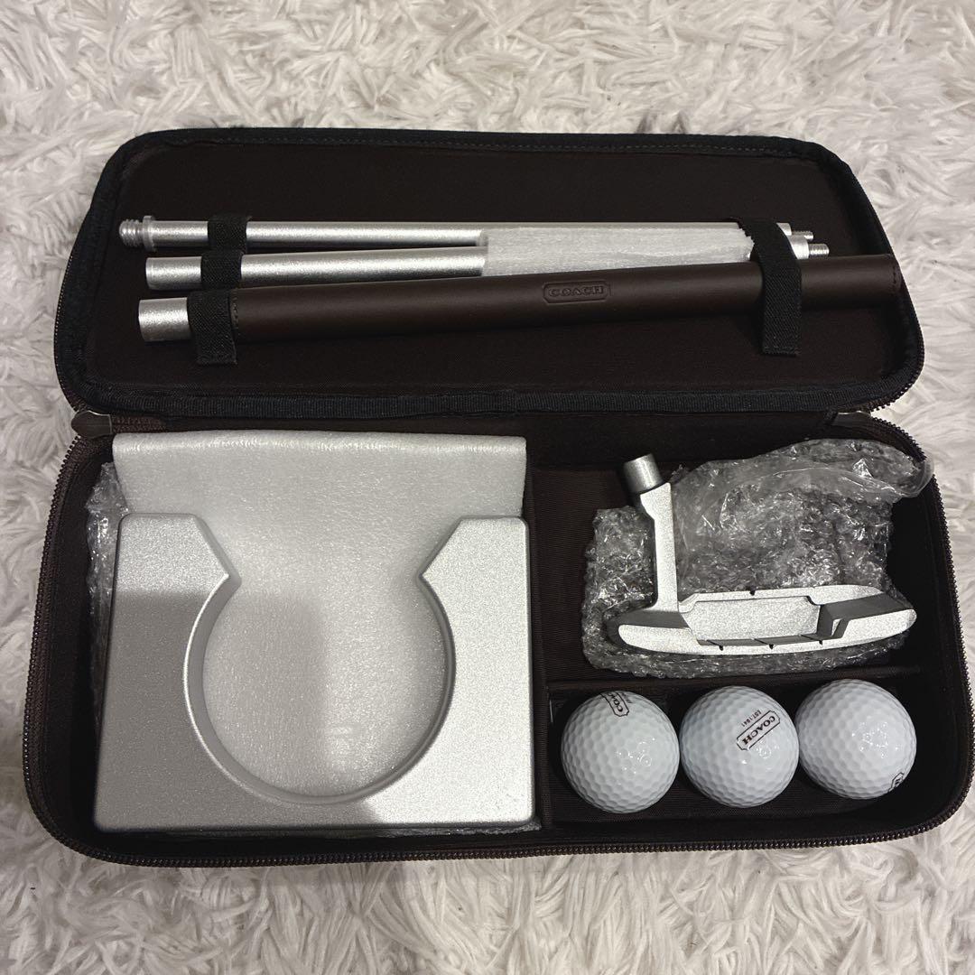 COACH ゴルフ パターセット ピン型 クランクネック ボール