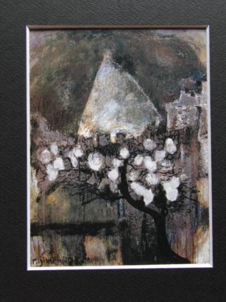 三岸　節子、さくらが咲いた、希少画集画、新品高級額・額装付、状態良好